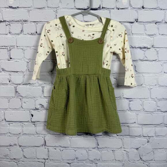 Rabbit + Bear by Emily And Oliver Other - Rabbit + Bear Gauze Jumper with Matching Onesie Size 18 Months